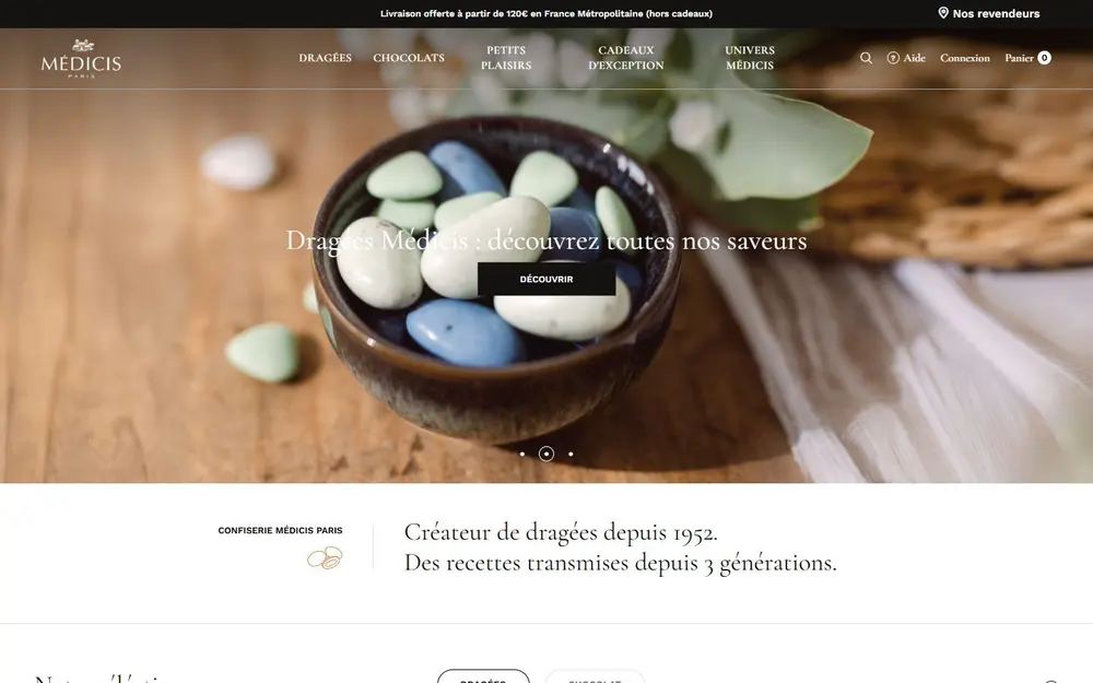 Médicis — Sites web
