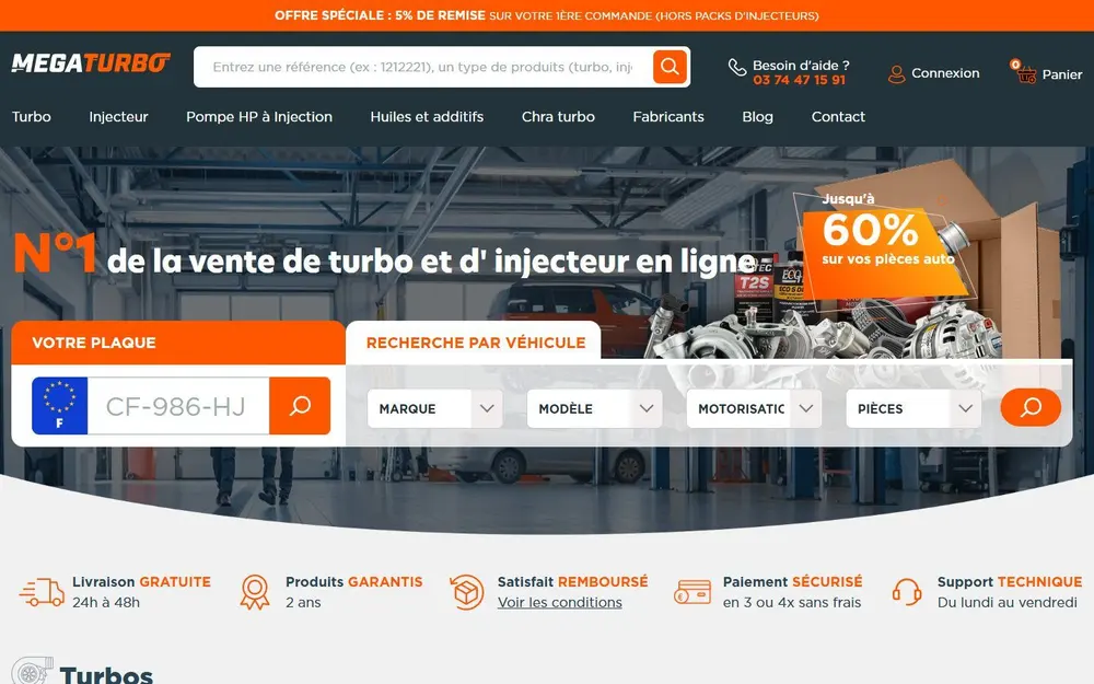 Mega Turbo — Sites web