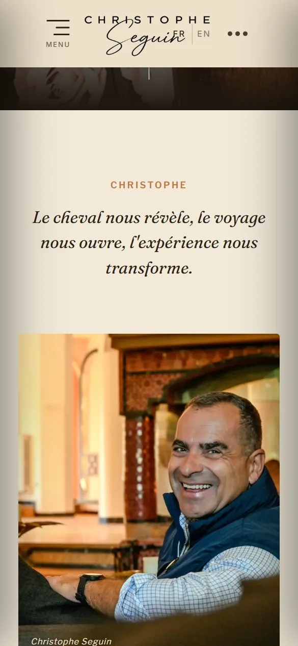 Présentation — Site vitrine de Christophe Seguin