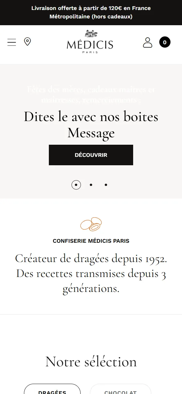 Médicis — Websites