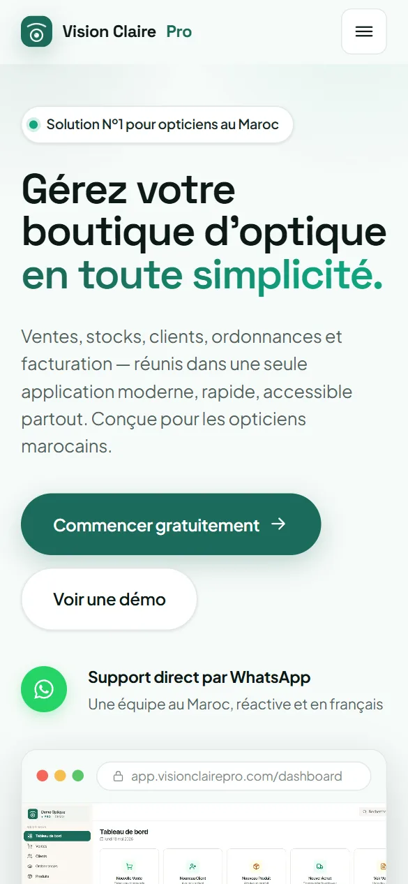 Vision Claire Pro — Apps