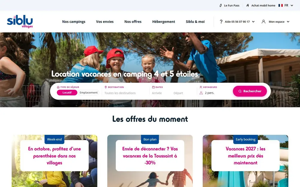 Siblu — Sites web