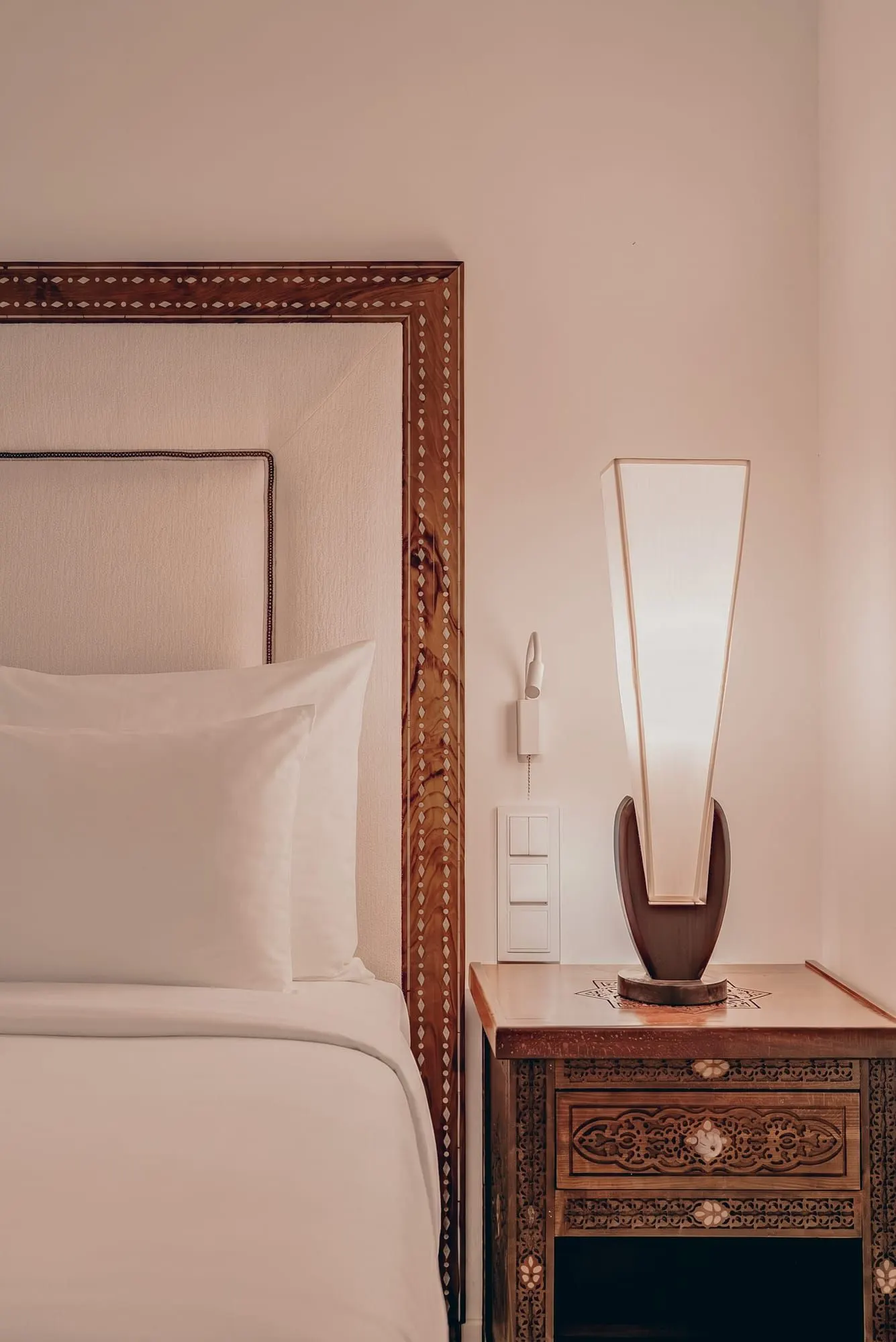 Détail — Villa et jardin de palmiers à Marrakech