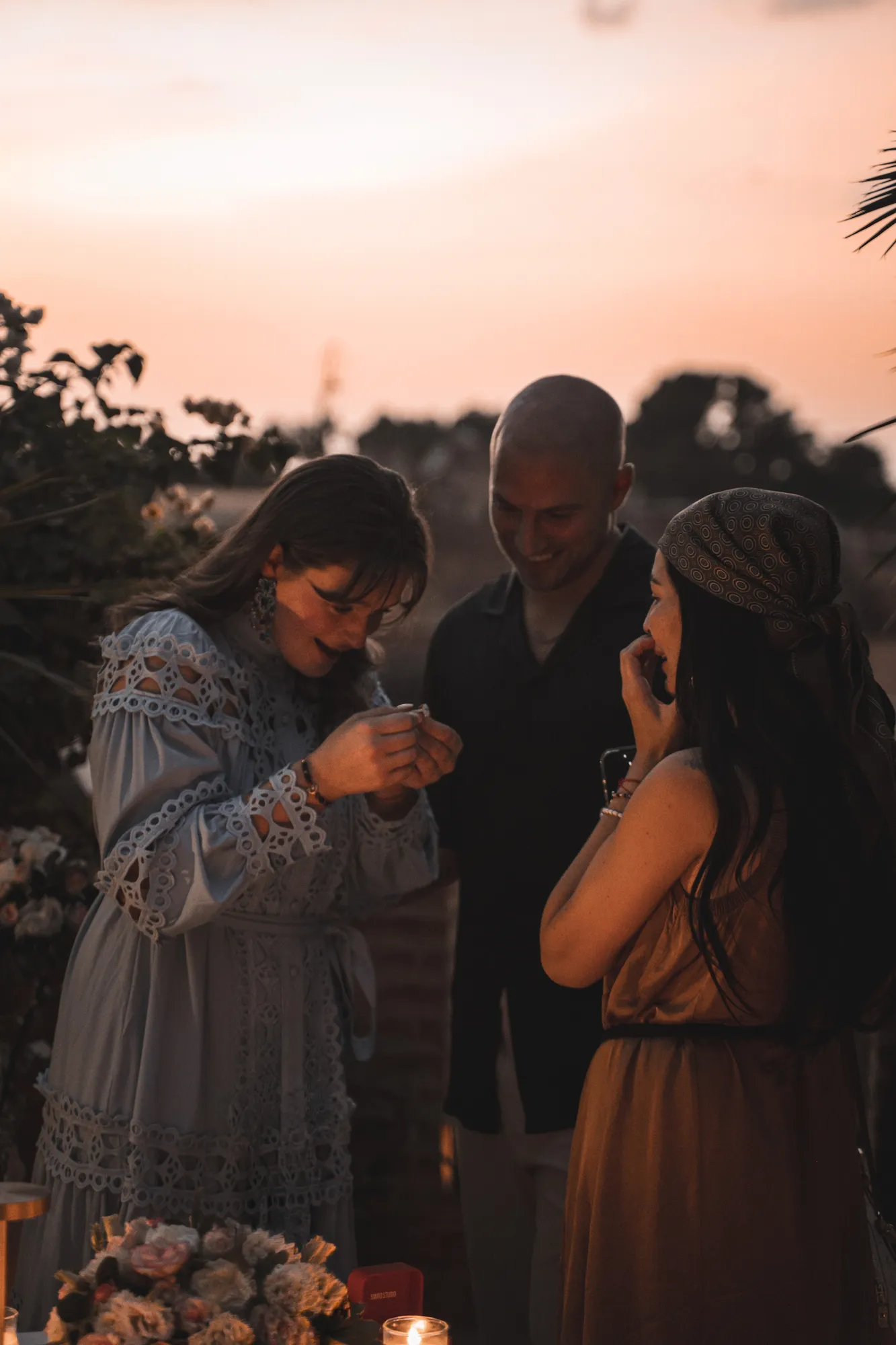 Loved ones — Rooftop marriage proposal in Marrakech